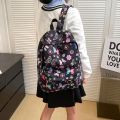 Teenager Sports Knapsack Nylon Large Capacity Cute Student School Bag Butterflies Floral Print New Fashion Girls Backpack. 