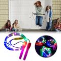 LED Jump Rope Glowing Jump Rope Luminous Jumping Rope For Endurance Training Lights Dancing Night Party New Random Color.