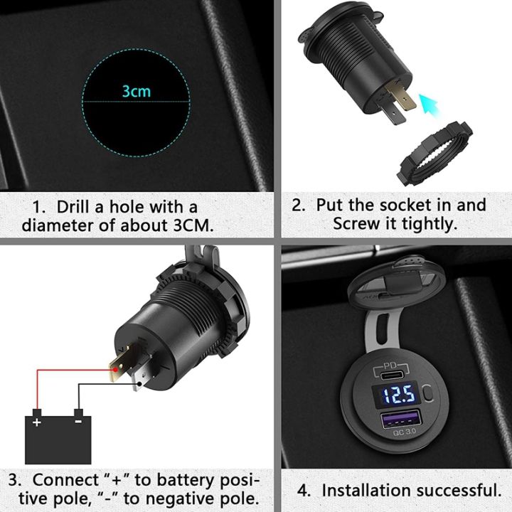 %E3%80%90FUPANG%E3%80%91PD%20type%20C%2048W%20Dual%20USB%20car%20charger%20QC%203.0%20charger%20with%20voltmeter%20and%20switch%20for%20boat%20truck%20RV%20-%20Image%207