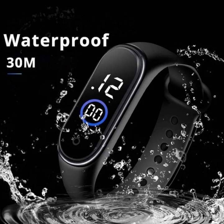 Waterproof Sports LED Watch Silicone Digital Watch