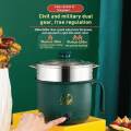 Multifunctional Non-stick Mini Rice Cooker Double Layer/Single Layer Ceramic Coated Household Electric Cooker Momo Cooking Electric Frying Pan Ideal for 1-2 Person. 