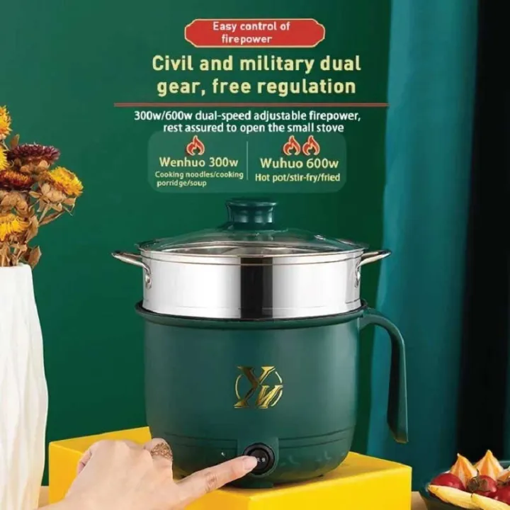 Multifunctional%20Non-stick%20Mini%20Rice%20Cooker%20Double%20Layer/Single%20Layer%20Ceramic%20Coated%20Household%20Electric%20Cooker%20Momo%20Cooking%20Electric%20Frying%20Pan%20Ideal%20for%201-2%20Person%20-%20Image%202