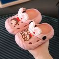 Children's Slippers Summer Boys and Girls Closed Toe Hole Shoes Cartoon Cute Non-Slip Infant Kid Baby Sandals. 