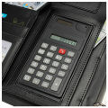 Black A4 Executive Conference Folder Portfolio PU Leather Document Organiser. 
