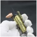 Bullet Shaped Refillable Metal Butane Gas Lighters. 