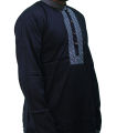 Stylish black Color Men's Embroidery Punjabi - Panjabi For Men. 
