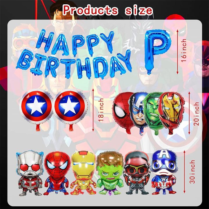The%20Avengers%20Birthday%20Party%20Decorations%20Marvel%20Superhero%20Balloons%20Paper%20Tableware%20Backdrops%20Baby%20Shower%20Kids%20Boys%20Party%20Supplies%20-%20Image%204