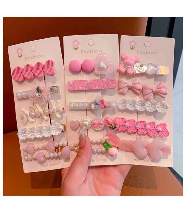 Stylish 5 Pieces Trendy Hair Clip For Children Hair Accessories Imported From China