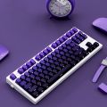 Gradient Purple Double Shot PBT Keycap OEM Profile Side Print RGB Backlit Keycap 135 Key for Cherry Gateron MX Switches Keyboard. 