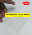 TRANSPARENT 2mm Acrylic Sheet 2mm Clear Plastic Sheet 2mm Thick Acrylic Sheets Cutting Size 300x300mm Or 12×12 Inch Or 1×1 Feet 12 Inch Acrylic Sheet Clear Perspex Acrylic Sheet 2mm Clear Acrylic Plexiglass. 