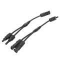 2pcs Y Branch MC4 Solar Panel Adapter Connector Cable SALE.