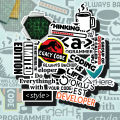 programming Stickers For Laptop Mobile Sticker Pack. 
