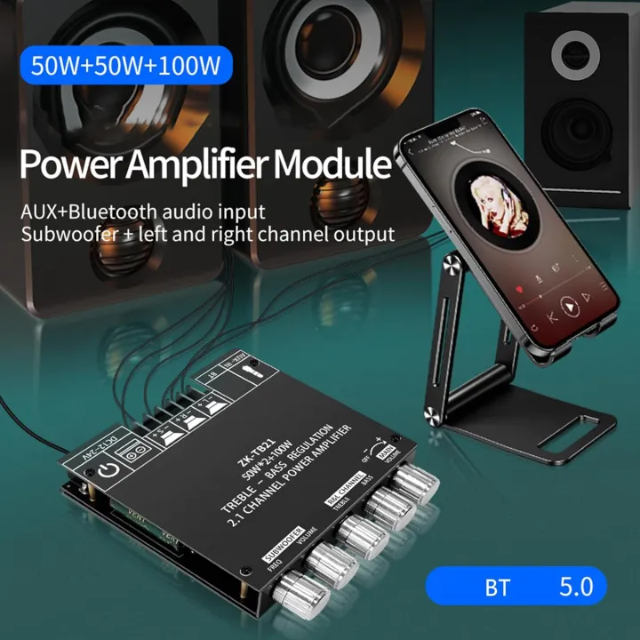 ZK-TB21%20Bluetooth%205.0%20Subwoofer%20Amplifier%20Board%2050W*2+100W%202.1%20Channel%20Power%20Audio%20Stereo%20Bass%20Zk%20Tb21%20amplifier%20TPA3116D2%20-%20Image%202