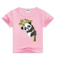 Kids Cartoon Funny Panda T-shirts Summer Costume Baby Boys Girls Clothing Children T Shirts Children's Wear. 