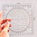 Multifunctional Drawing Template Art Design Construction Architect Stereo Geometry Ellipse Drafting Scale Ruler Measuring Tool. 