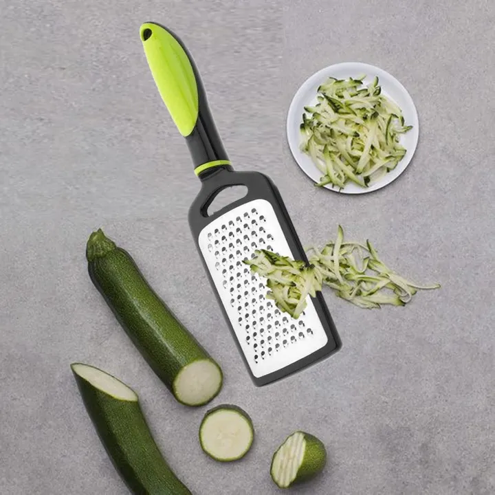Lemon%20Zester%20&%20Cheese%20Grater%20-%20Cheese,%20Lemon,%20Ginger,%20Garlic,%20Vegetables,%20Fruits%20-%20Stainless%20Steel%20Protective%20Cover,%20Dishwasher%20Safe%20-27"%20cm%20Flat%20(Green)%20-%20Image%204