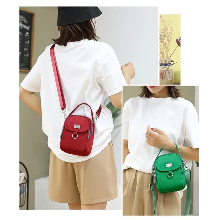 Nylon%20Women's%20Crossbody%20Bag%20Trend%202024%20Shoulder%20Handbag%20Solid%20Color%20Student%20Phone%20Bag%20Simple%20Shopper%20Bags%20Purse%20-%20Image%202