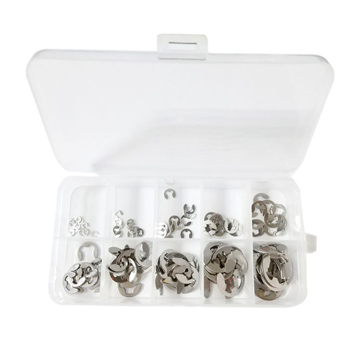 120PCS%20Stainless%20E%20Shape%20Clip%20Circlip%20Pin%20Retaining%20Snap%20R-ing%20Assorted%20Kit%201.5mm-10mm%20Portable%20-%20Image%202
