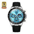 Top Luxury Sport Brand Chronograph Business Class Silicone Wristwatch For Men - Watch. 
