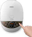Philips Digital Rice Cooker HD4515 – 1.8L | Smart 3D Heating | Bakuhanseki Inner Pot | 8 Cooking Menus.