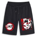 Demon Slayer Shorts Anime Print Shorts Casual Loose Beach Short Pants Men Women Kimetsu No Yaiba Gym Workout Five Pants Unisex.