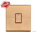 WALTON FIONA GOLD Series 10A One Gang Switch Socket 1Gang. 
