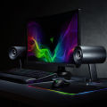 RAZER Nommo Chroma 2.0 PC Speakers with Full Range Sound 3.5MM and USB Audio Connection Chroma RGB Computer Speakers.