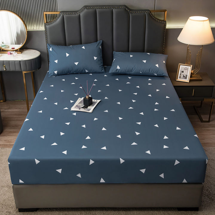 Summer%20Waterproof%20Elastic%20Fitted%20Sheet%20Couple%20Single%20Double%20Bed%20Mattresses%20Cover%20Bedspread%20on%20The%20Euro%20Bed%20Linens%2090%20150%20160x200%20-%20Image%204