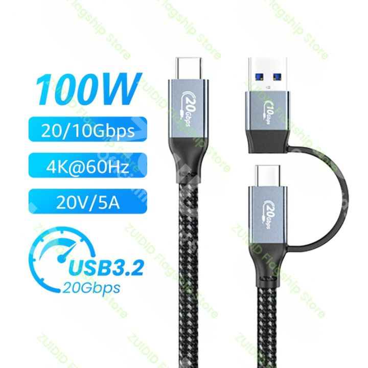 2%20in%201%20USB3.2%2010/20Gbps%20USB%20C/A%20to%20Type-C%20ThunderBolt%203%20Data%20Cable%204K@60Hz%20PD100W%20Fast%20Charger%20for%20MacBook%20Pro%20Samsung%20Xiaomi%20-%20Image%207