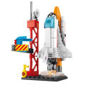 12-year-old medium festival gift puzzle play space rocket children's equipment assembly compatible with Lego bricks male 6-.