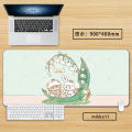 mikko mouse pad oversized girl cute cartoon creative office internet celebrity computer keyboard study desk mat. 
