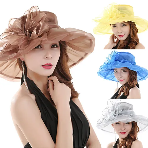 Women's%20Summer%20Church%20Kentucky%20Derby%20Cap%20British%20Tea%20Party%20Wedding%20Hat%20-%20Image%203