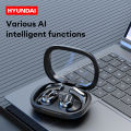 HYUNDAI HY-Y16 AI Headphones OWS Wireless Smart Earphones Cross-language communication Earbuds For Translating Recording Work.