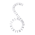 1 Piece Removable Piano Keyboard Stickers Stave Notation Note Strip Stickers for Beginners Students 61 Key.