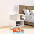 Andormahal Stylish (Made 0f Melamine Laminated Board)  Bedside Table - 2ft by 16inch by 1ft'. 
