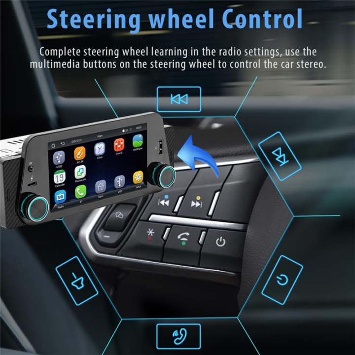 Single%20Din%20Car%20Stereo%20Car%20Stereo%20Car%20Radio%20with%20Wireless%20CarPlay/Android%20Auto,%20Touchscreen%20Radio,%20Bluetooth,%20Backup%20Camera,%20Mirror-Link%20-%20Image%206