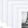 5 Pieces Picture Frames Photo Frames Display Creative Art Collection Pictures Holder Wall Frame Set for Living Room Bedroom Gift.