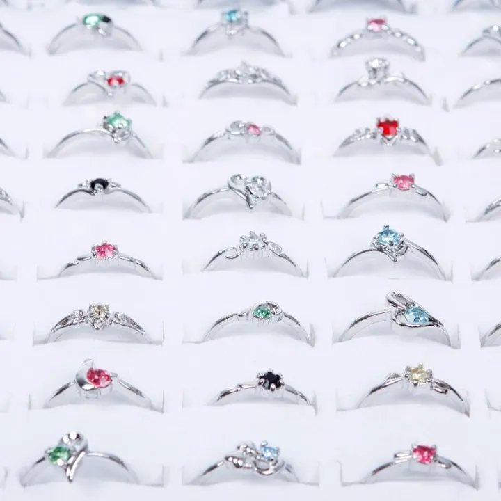 %EF%BC%88New%EF%BC%89Hot%20Woman%20Wholeale%20Lot%2030pc%20Rhinetone%20Aorted%20ilver%20Plated%20Ring%20New%20-%20Image%205