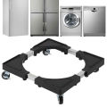 Universal Adjustable Movable Refrigerator Floor Trolley Fridge Stand Washing Machine Holder Refrigerator Fridge Floor Stand Mini Washing Machine Holder Dryer Trolley Washing Mount Stand. 