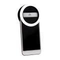 LED Ring Light Selfie Night Flasher for IPhone 7/ Samsung/ Xiaomi Smart Phone. 