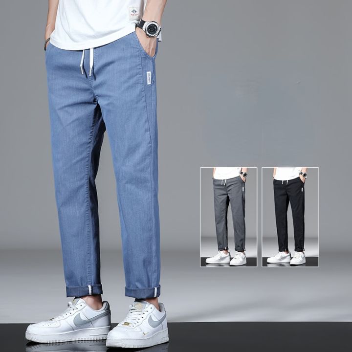 High%20Quality%20Brand%20Summer%20Stretch%20Cotton%20Hole%20Men's%20Ankle%20Length%20Jeans%20Thin%20Streetwear%20Design%20Denim%20Pants%20Korea%20Casual%20Trousers%20-%20Image%203