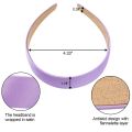 Simple Solid Color Satin Headbands for Women Wide Non-slip Headband Gilrs Colorful Comfortable DIY Hairband Hair Accessories.
