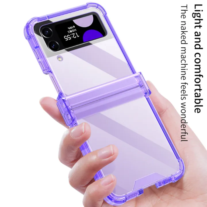 %E3%80%90Hot%20item%E3%80%91%20HODON%20Full%20Protective%20Hinge%20Phone%20Cases%20For%20Galaxy%20Z%20Filp%207%20Z%20Flip6%20Z%20Flip%205%205G%20ZFlip%204%20ZFlip3%20Fllip5%20Case%20Colorful%20Transparent%20Shockproof%20Hard%20Back%20Cover%20-%20Image%207