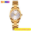 SKMEI 1620 Luxury Quartz Watches Women Time Calendar Date Ladies Wristwatch Fashion Simple Grace Waterproof Women‘s Watch 1400.