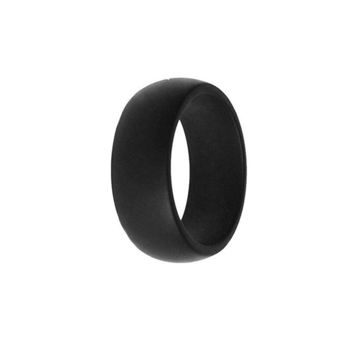 2020 New Silicone Rings For Men Women Fashion Black Sport Rubber