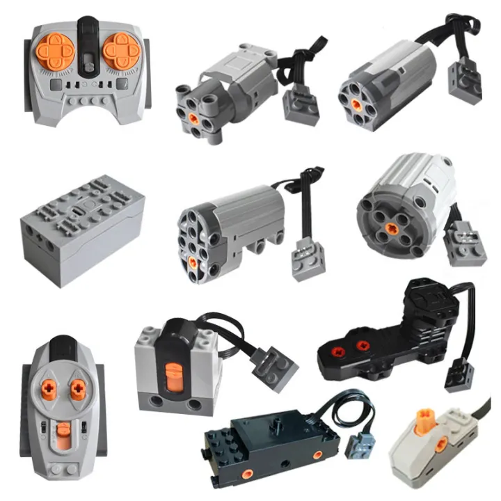 Technical Motor Parts Multi Power Functions 8293 8883 Tool Servo Train Motor PF Model Sets Building Blocks Compatible brand Superman