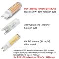 No Flicker G9 LED BULB 7.5W LED Bulb AC110V 220V  SMD5730 Spotlight Chandelier High Quality Lighting Replace 80W Halogen Lamps. 