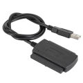 SATA PATA IDE Drive to USB 2.0 Adapter Converter Cable for Hard Drive Disk HDD 2.5 3.5 with External AC Power Adapter. 