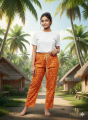 Women'S Pajama Pants Casual Soft Cotton Pants Female Striped Loose Sleepwear ganjir kapor sleep wear. 