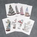 20x30Cm Shiny Fairy Crystal Christmas Tree Wall Sticker New Year Party Home Waterproof Atmosphere Decoration Sticker. 